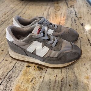 Kids New Balance 237 Gray Sneakers